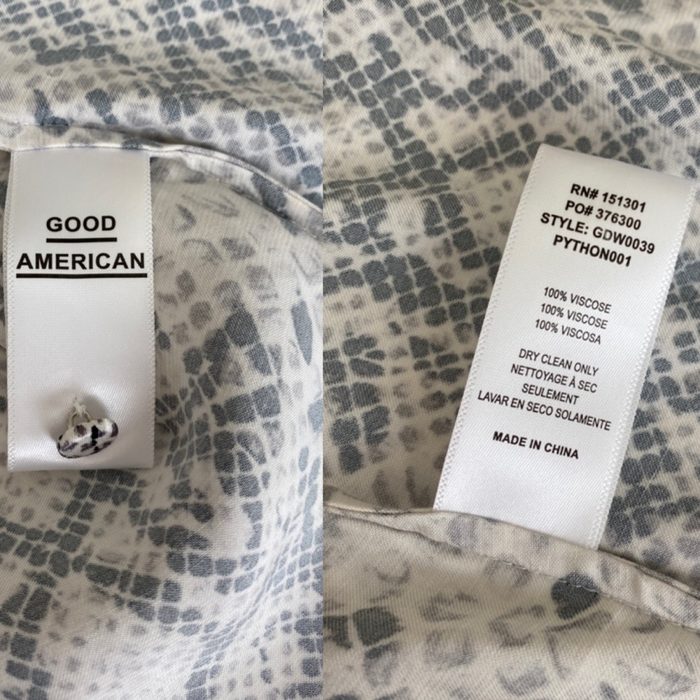 Good American Satin Python Duster - Picture 12 of 12